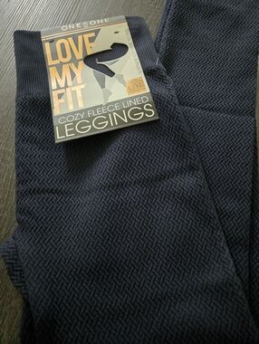 NWT One 5 One Cozy Fleece Lined Leggings L/XL